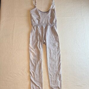 Free People FP Movement Light Gray One Piece Jumpsuit Size XS